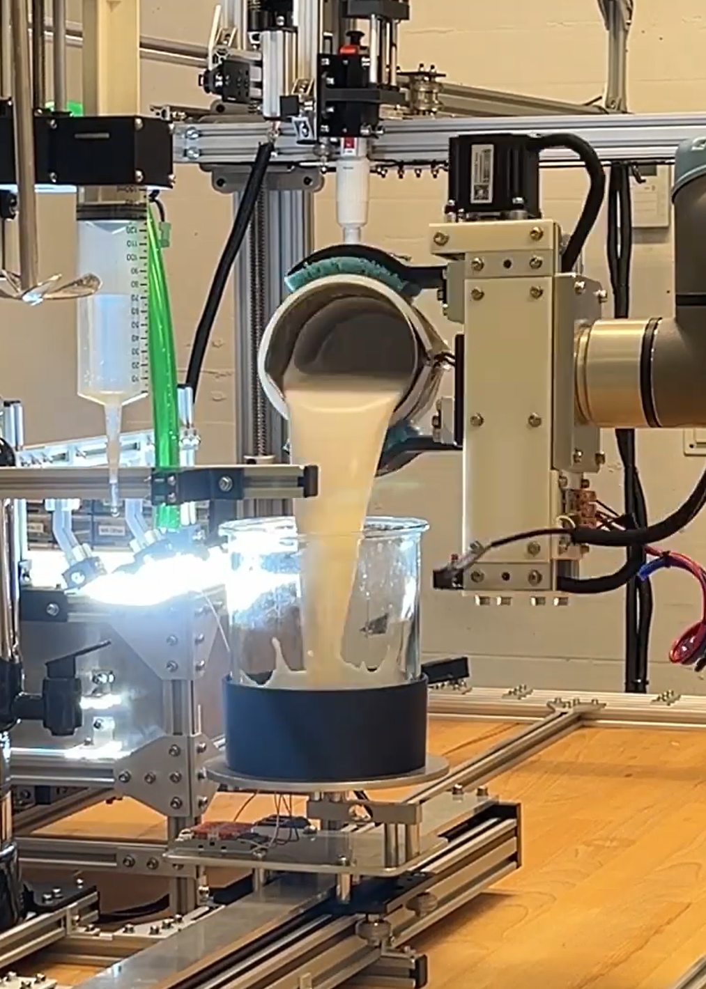 Robotics and AI for food research system